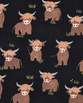 Sweat Digital Koeien Zwart, Nieuw, Zwart