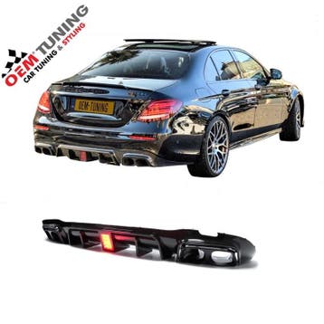 Diffuser geschikt voor E-Klasse W213 | BRABUS Style | 16-23, Mercedes-Benz, Nieuw, Ophalen of Verzenden, Achter
