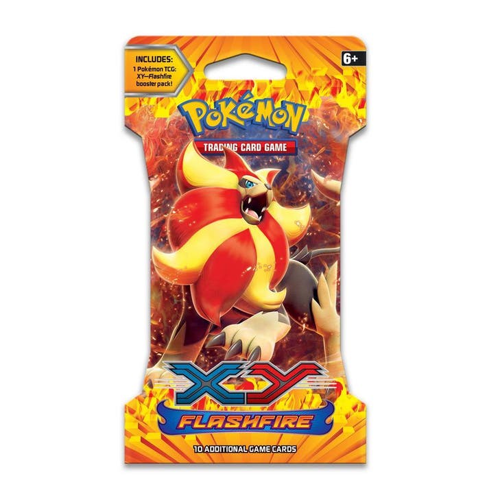 Flashfire Sleeved Booster Pyroar Art, Hobby en Vrije tijd, Verzamelkaartspellen | Pokémon, Nieuw, Ophalen of Verzenden