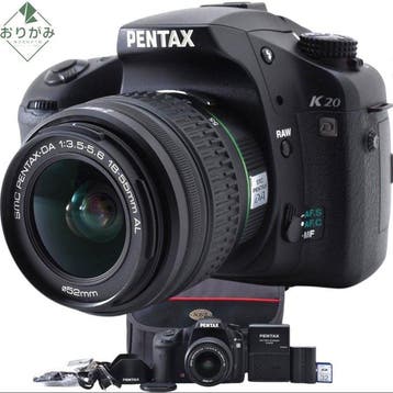 Pentax K20D + smc DA 3.5-5.6/18-55mm Digitale reflex camera, Nieuw