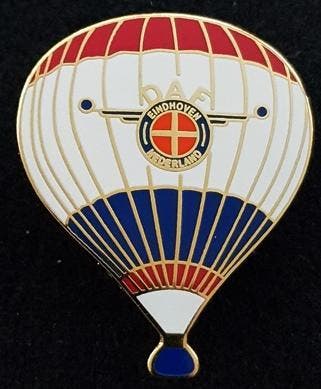 DAF ballon broches goudkleur emaille (5x), Verzamelen, Verzenden, Nieuw, Transport, Speldje of Pin
