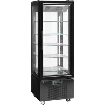 Vriesvitrine | UPD | 364L | Zwart | -18°C/-22°C | Geforceerd, Verzenden, Nieuw in verpakking