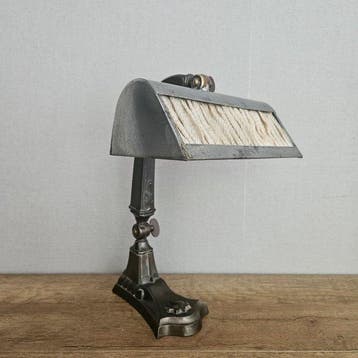 Bureaulamp - verstelbare arm - Metaal, Koper - Notarislamp