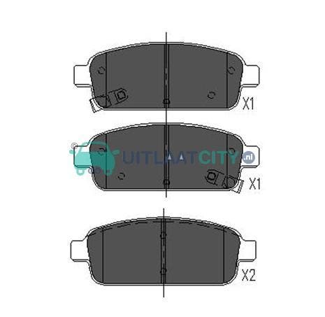 *Tip*  Remblokken CHEVROLET OPEL VAUXHALL, Auto-onderdelen, Uitlaatsystemen, Nieuw, Opel, Chevrolet, Ophalen of Verzenden