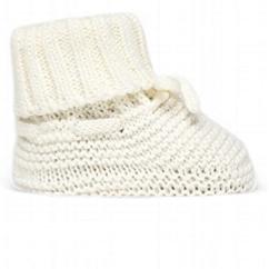 Mayoral Knit booties wit - Schoenmaat 68 (4-6 maanden), Ophalen of Verzenden, Nieuw