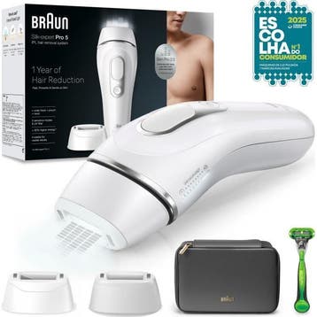 Pulsed light epilator - BRAUN - IPL PL5145 - White, green..., Verzenden, Nieuw