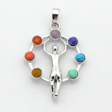 Prachtige Boeddha Buddha Chakra pendel hanger 40 x 30 x 4..., Ophalen of Verzenden, Nieuw, Bedel