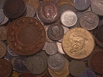 Wereld. Large lot of World Coins, 1800 to présent. (Zonder