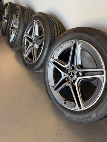 Orig Breed Mercedes S klasse W223 19 inch Velgen 5,5mm GLC, Auto-onderdelen, Banden en Velgen, 19 inch, Gebruikt, 255 mm, Banden en Velgen