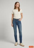 Nudie Jeans Jeans Dames maat W25 / L36 Blauw Vintage, Ophalen of Verzenden, Nieuw