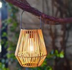 Rotan Solar Hanglamp – Waterdichte Tuinlantaarn, Verzenden, Nieuw