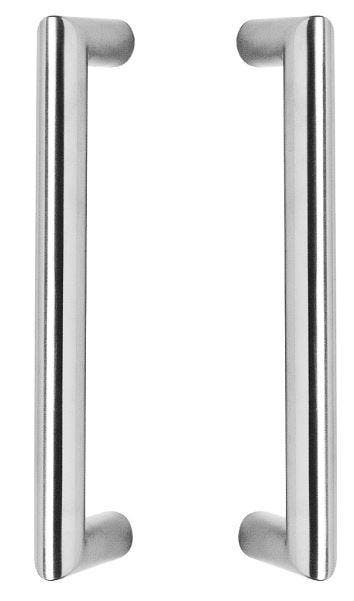 Intersteel set deurgrepen Recht 90° 630x80x30 HoH 600 mm rvs, Verzenden, Nieuw