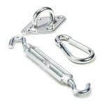 Bevestigingsset schaduwdoek | Gardalux, Verzenden, Nieuw