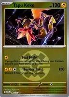 Tapu Koko 067/217 Reverse Holo Quick Ball Ascended Heroes, Ophalen of Verzenden, Nieuw, Losse kaart, Foil