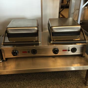 Showroommodel Silex duo wafelijzer, Ophalen, Gebruikt, Fornuis, Frituur en Grillen