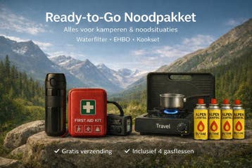Noodpakket Ready-to-Go – Compleet, Verzenden, Nieuw