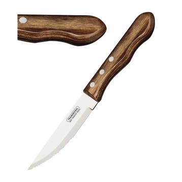 Jumbo Steakmes | 4 stuks | Hout, Verzenden