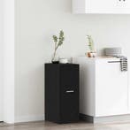 vidaXL Apothekerskast Zwart eiken 40 x 41 x 77.5 cm Bewerkt, Verzenden, Nieuw