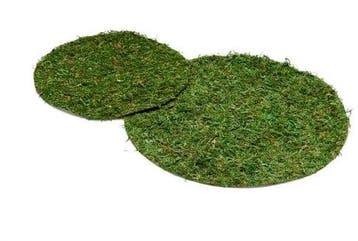 Mosmat asia mos placemat kunstmos rond 58 cm per stuk rechts, Ophalen of Verzenden, Nieuw