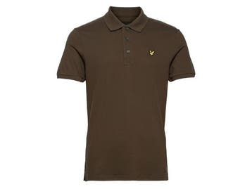 Veiling - Lyle &amp; Scott Plain Polo Shirt Olive - M, Nieuw