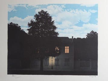 René Magritte (1898-1967) - L´Empire des Lumières - XL, Antiek en Kunst