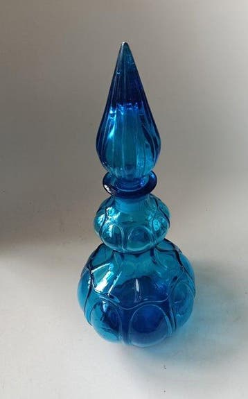 Karaf - Corset model - Empoli - Kobaltblauw Genie Bottle