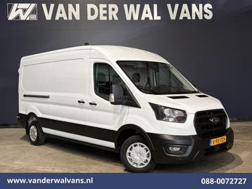 Ford Transit | 2.0 TDCI 131pk L3H2 Euro6 Airco | Camera |, Auto's, Gebruikt, Euro 6, Wit, Dealer onderhouden