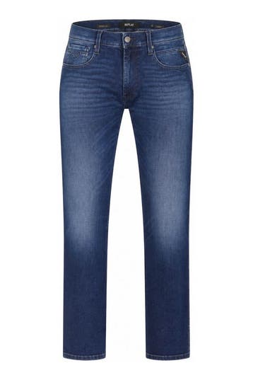 Replay Broek in maat W32 L34 Blauw, Kleding | Heren, Verzenden, Zo goed als nieuw, Blauw, Replay