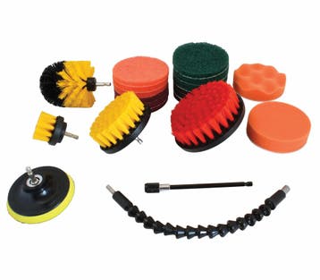 Autoborstel Set Voor De Boormachine - 21 Delig - Poetspads -, Doe-het-zelf en Verbouw, Gereedschap | Handgereedschap, Ophalen of Verzenden