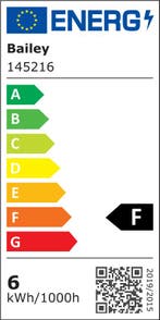 3 stuks Bailey LED Peer A60 E27 6W 600lm 2200K Goud Niet-..., Ophalen of Verzenden, Nieuw