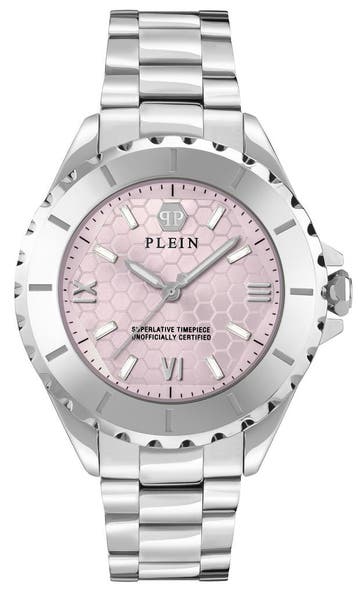 Philipp Plein PWPOA0324 Plein Heaven dameshorloge, Overige merken, Staal, Verzenden, Polshorloge