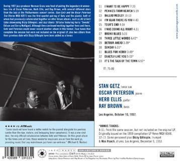 cd - stan getz - STAN GETZ &amp; THE OSCAR PETERSON TRIO..., Verzenden, Zo goed als nieuw