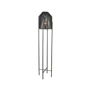 Vloerlamp Ibiza | Zwart | Jute | 1-Lichts LABEL51, Verzenden, Nieuw in verpakking