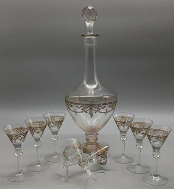 Duca - Drinkservies (9) - Sergel - Kristal, Antiek en Kunst