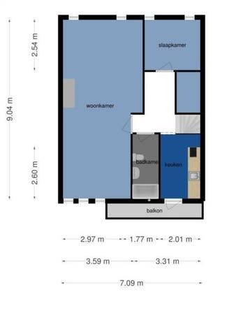 Te Huur 4 Appartement West Varkenoordseweg In Rotterdam, Rotterdam, Direct bij eigenaar, Appartement, Rotterdam