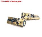 2x T10/W5W Canbus Gold 9smd  400lumen, Verzenden, Nieuw