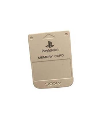 Sony PS1 1MB Memory Card Wit (PS1 Accessoires), Spelcomputers en Games, Ophalen of Verzenden, Zo goed als nieuw