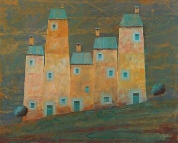 Guido Borelli - 50m sotto, Antiek en Kunst, Kunst | Schilderijen | Modern