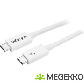 StarTech.com Thunderbolt 3 20Gbps 100W USB Type-C 1m Wit, Verzenden, Nieuw