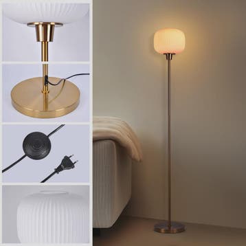Stijlvolle Sfeer Plafondlamp met Bolvormige Glazen Kap - 160, Verzenden, Nieuw