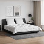 vidaXL Dekbed Set met kussen 3 pcs Wit Microfiber en Dons, Verzenden, Nieuw, Wit