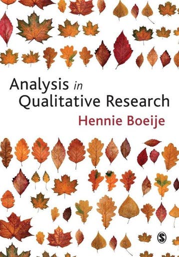 9781847870070 Analysis in Qualitative Research, Verzenden, Gelezen, Hennie Boeije