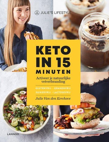 9789401466127 Keto in 15 minuten | Tweedehands, Boeken, Verzenden, Zo goed als nieuw, Julie van den Kerchove
