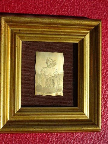 Salvador Dali (1904-1989) - Reliëf, Venus - silver gravure