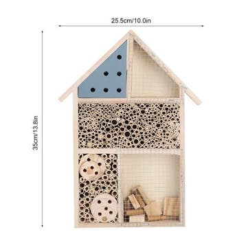 Houten Bijenhuis voor Tuin – Insectenhotel voor Bijen, Dieren en Toebehoren