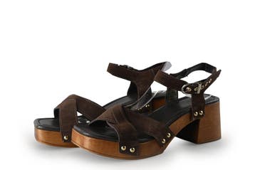 Manfield Sandalen in maat 37 Bruin, Bruin, Verzenden, Sandalen of Muiltjes, Zo goed als nieuw