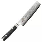 Yaxell Ran Nakiri Koksmes 16,5 cm – 69 Lagen Damaststaal.., Ophalen of Verzenden, Nieuw, Overige materialen, Los bestek