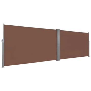 vidaXL Windscherm uittrekbaar 160x600 cm bruin, Verzenden, Nieuw