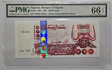 Algerije. - 1000 Dinars 1998 - Pick 142b (Zonder