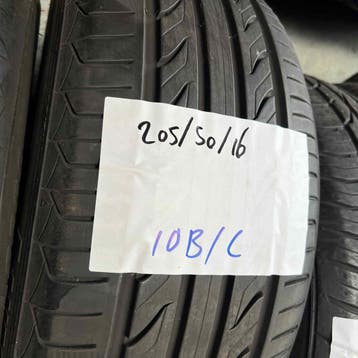 2 x Landsail 205-60-16 Zomerbanden 7mm, Gebruikt, 16 inch, Band(en), Personenwagen